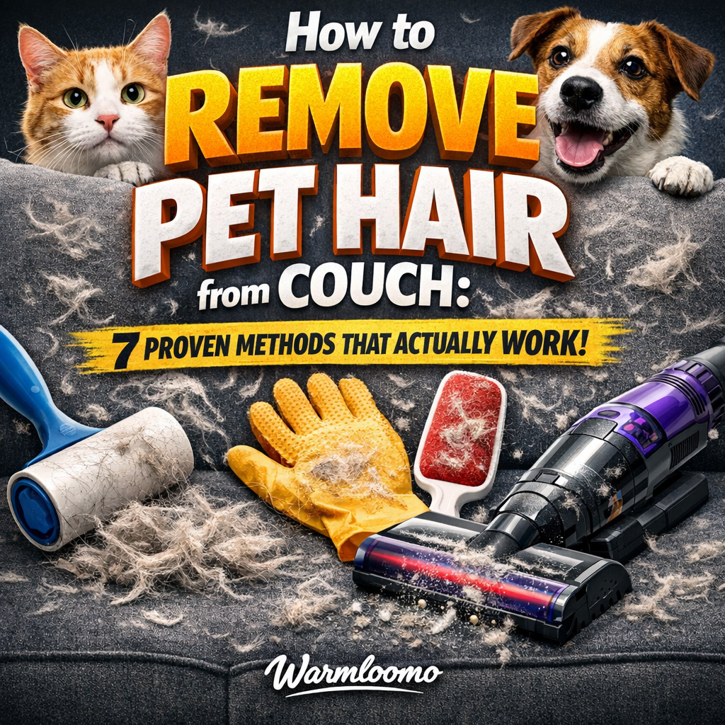 How to Remove Pet Hair from Couch: 7 Proven Methods That Actually Work | Warmloomo