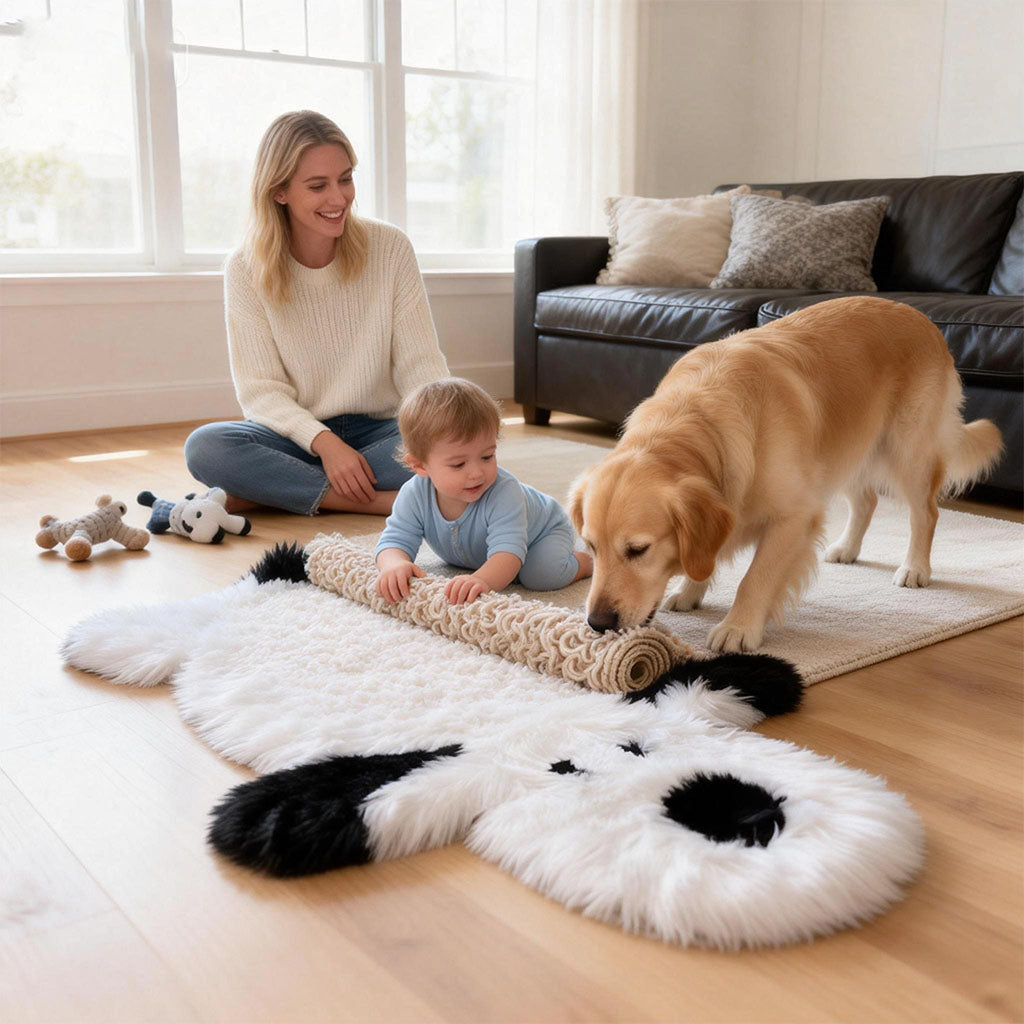 Why Faux Wool Dog-Shaped Rugs Are the New Favorite in Pet-Friendly Homes