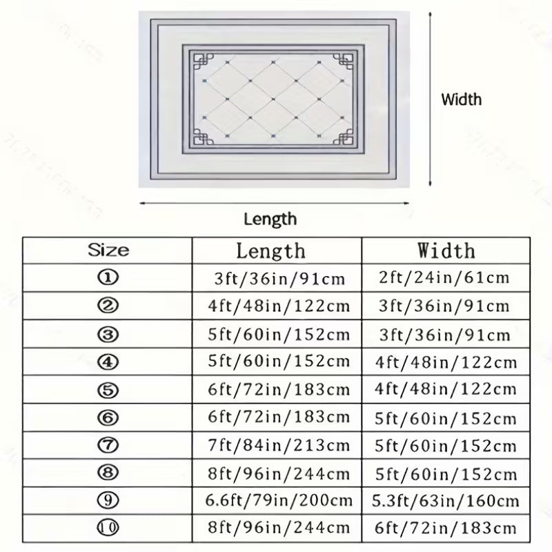 Cozy Home Decor Accent｜Soft Fleece Rug for Bedroom/Vanity/Study