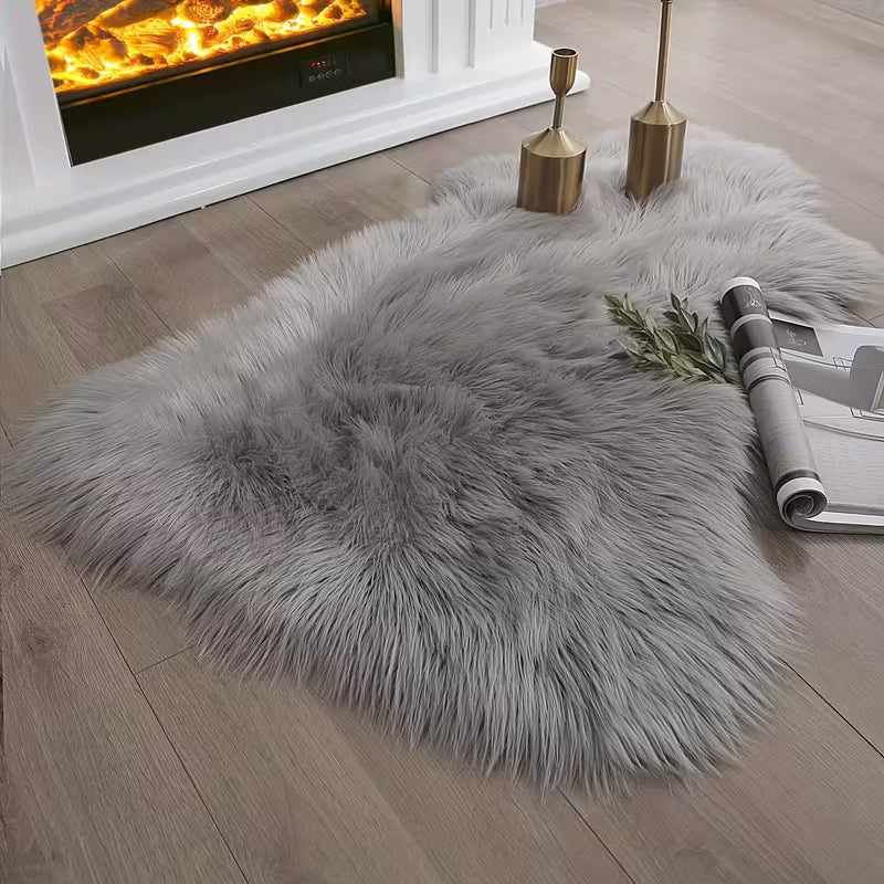 Fluffy Rug｜Shaggy Lightweight Area Mat | Machine Washable for Living Room/Bedroom/Christmas