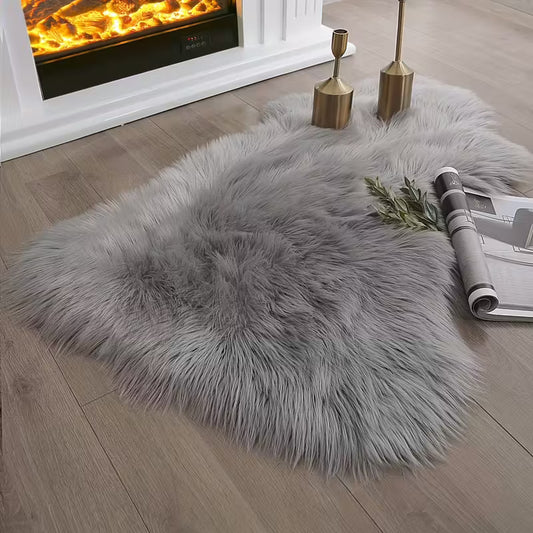 Fluffy Rug｜Shaggy Lightweight Area Mat | Machine Washable for Living Room/Bedroom/Christmas