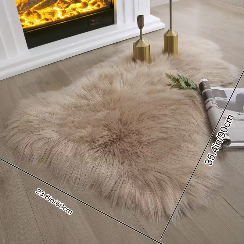 Fluffy Rug｜Shaggy Lightweight Area Mat | Machine Washable for Living Room/Bedroom/Christmas