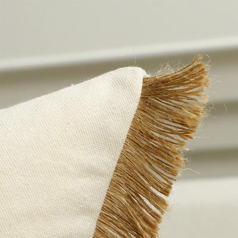 Easter Bunny Tufted Pillow Covers (Set of 3) – Embroidered Spring Throw Cushion Covers with Hidden Zipper for Sofa, Couch, Bed & Porch Decor