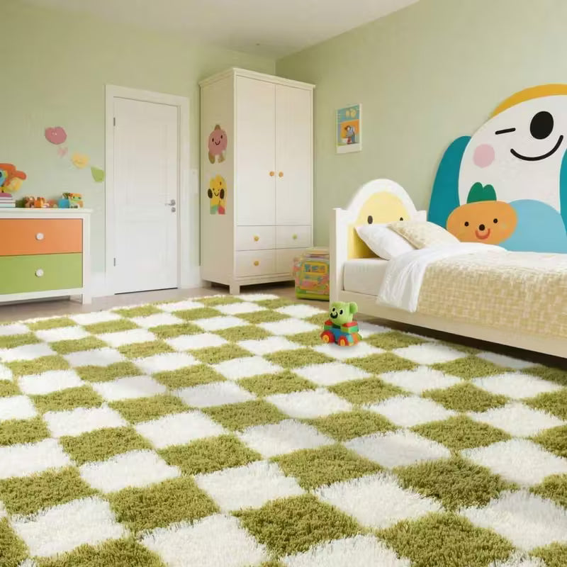 Tropical-Cozy Modern Mat｜Machine-Slip Grip – Fits Your Sofa, Bedside & Garden Oasis