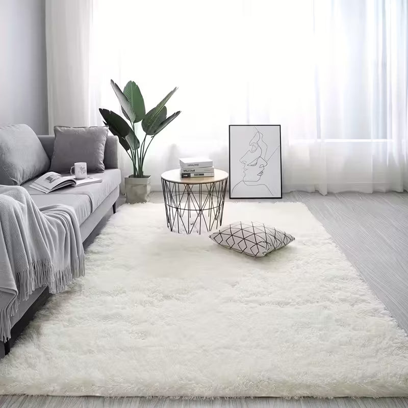Soft Beige Floor Mat｜Cozy Living Room/Bedroom/Apartment Decor