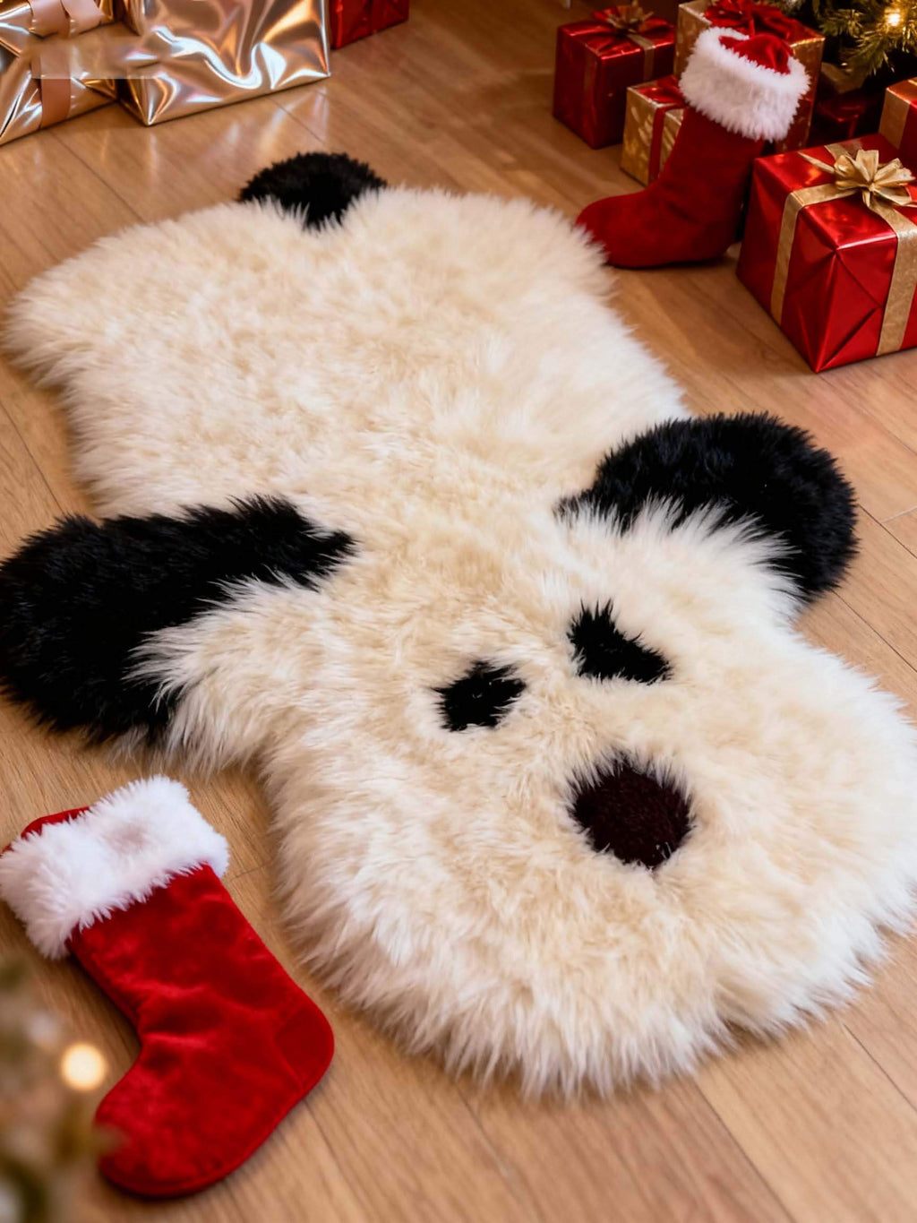 Australian-Style Shearling Rug for Living Room — Genuine Sheepskin OR Machine Washable Faux Version | Non-Slip, Plush Long Hair Carpet